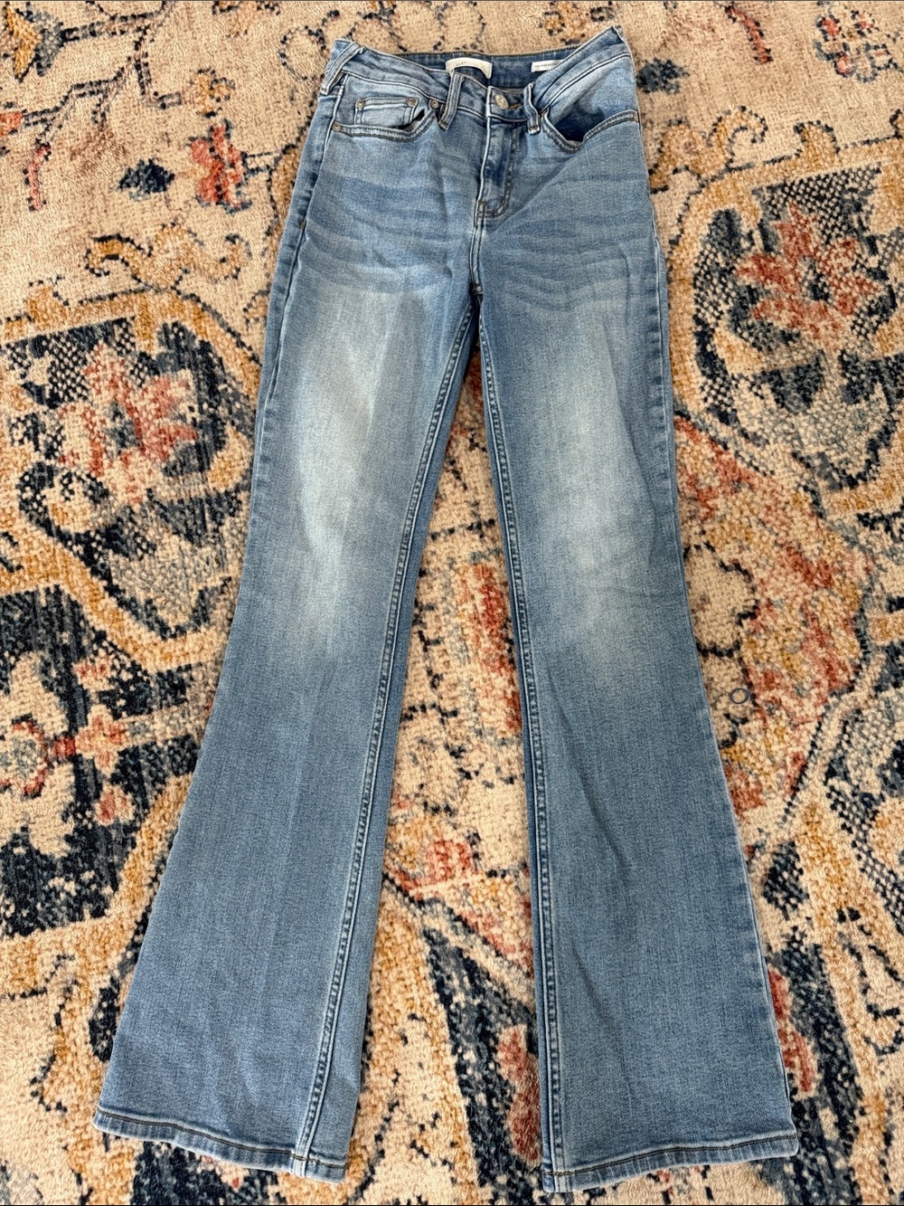 Cleo Wolf Jeans Blue Flare